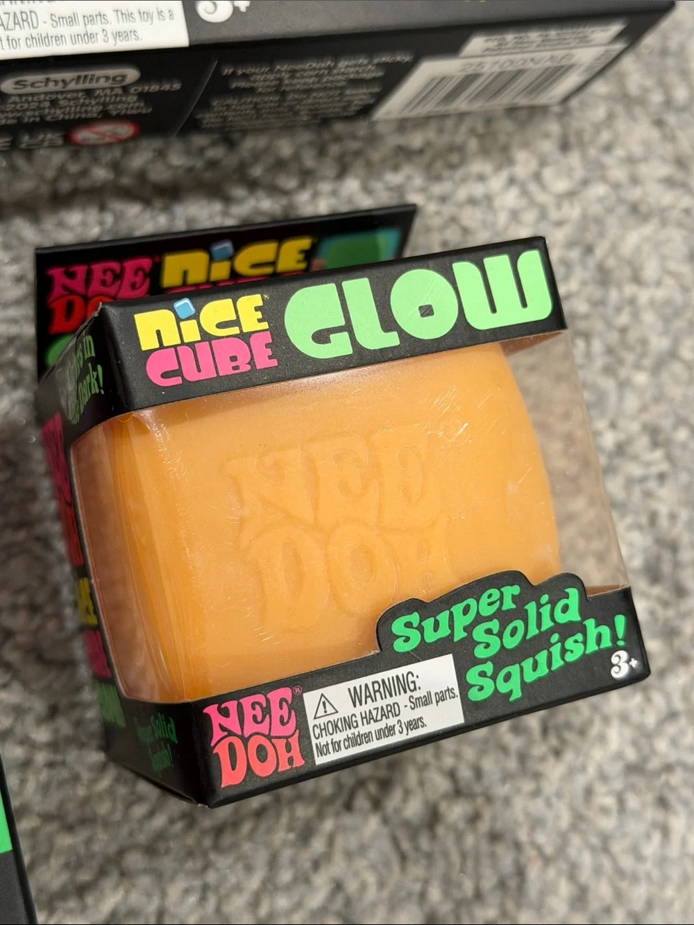 Schylling Needoh Teenie Nee Doh Hot Shots/Dream drop/Nice glow cube - brand new